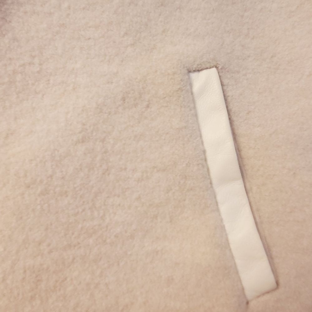 Ted Baker Hazie Boiled Wool Wrap Leather Trim - Picture 15 of 16